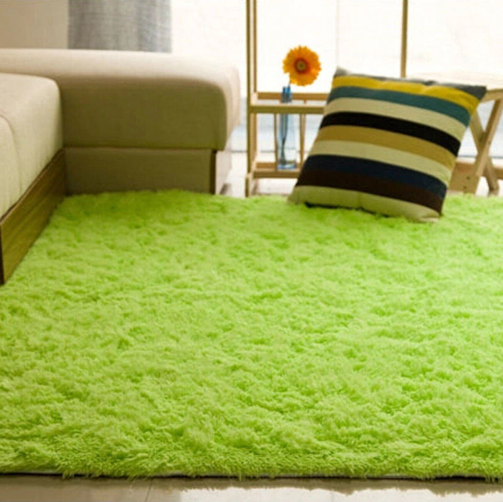 5*8 FLUFFY CARPETS(GREEN)