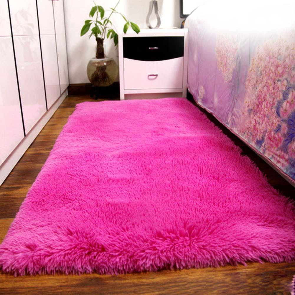 7*8 FLUFFY CARPET(HOT PINK)