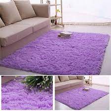 Fluffy Carpets (5x8-Purple)