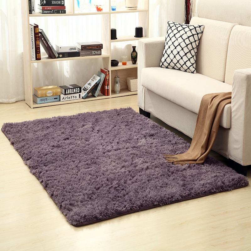 Fluffy Carpets (7x8-Dark Grey)